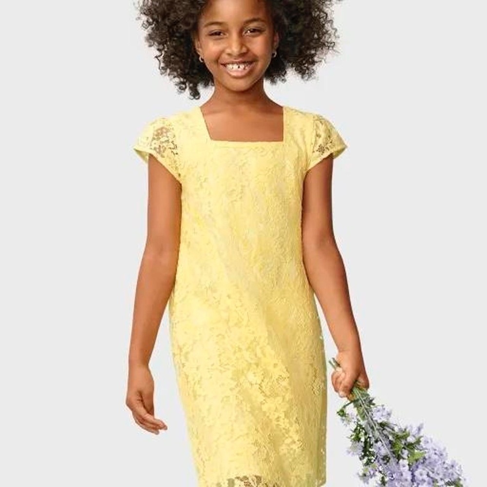 Girls Lace Ruffle Shift Dress Bundle 5T NEW Children’s place - Picture 2 of 8